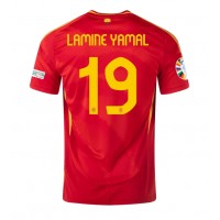 Echipament fotbal Spania Lamine Yamal #19 Tricou Acasa European 2024 maneca scurta